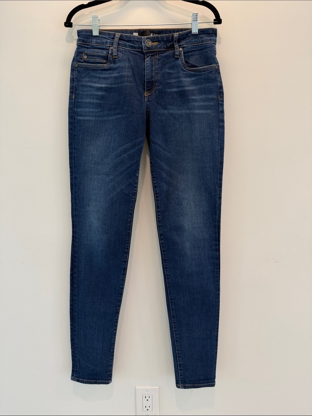 Kut from the Kloth 6Tall  Dark Blue Skinny Jeans - Classic Stretch Denim